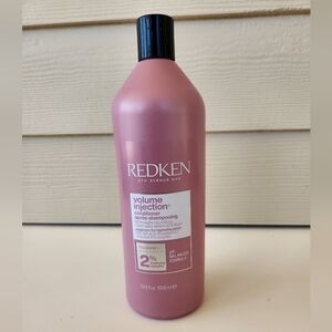 NEW Redken Volume Injection Conditioner, 1 L Bottle for fine/flat/processed hair